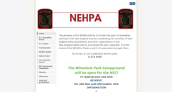 Desktop Screenshot of newenglandhorseshoes.net